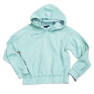 L.A. Hearts Mint Green Quarter Zip Hoodie Sweater S